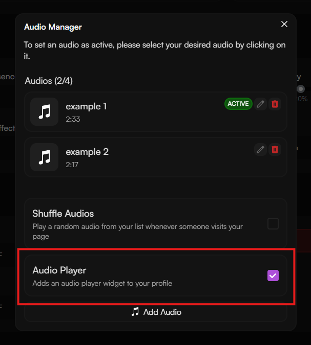Audio Player