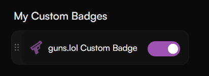 Custom Badge