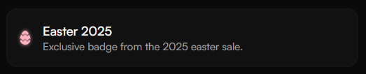 Easter 2025 Badge