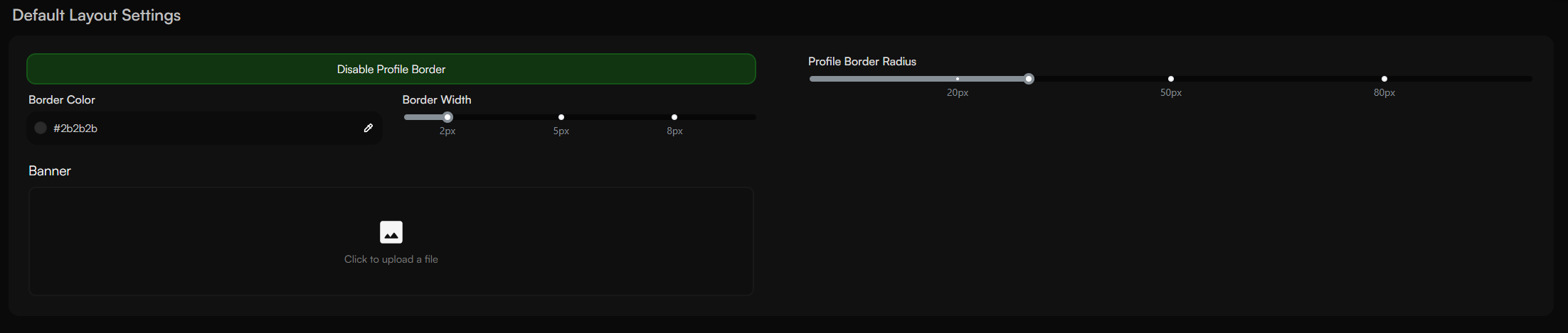 Default Layout