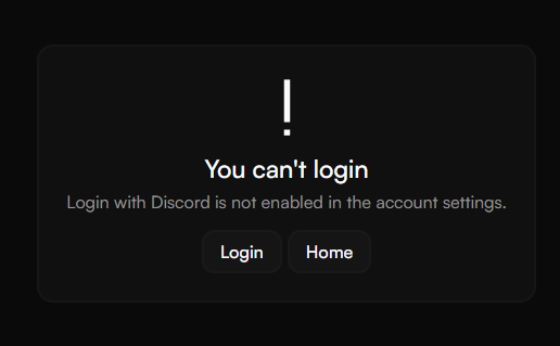 Discord Login