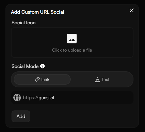 Custom URL