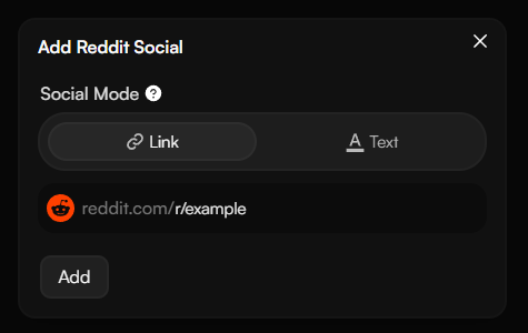 Reddit Community