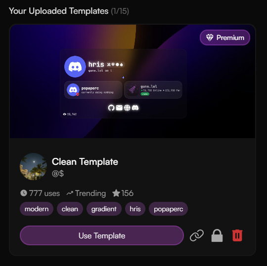 Manage Templates