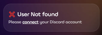 User Not Found